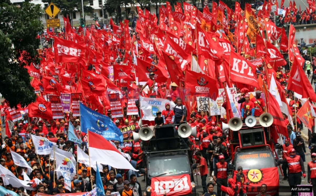 May Day 2024, Ratusan Ribu Buruh Seluruh Indonesia Bakal Turun ke Jalan