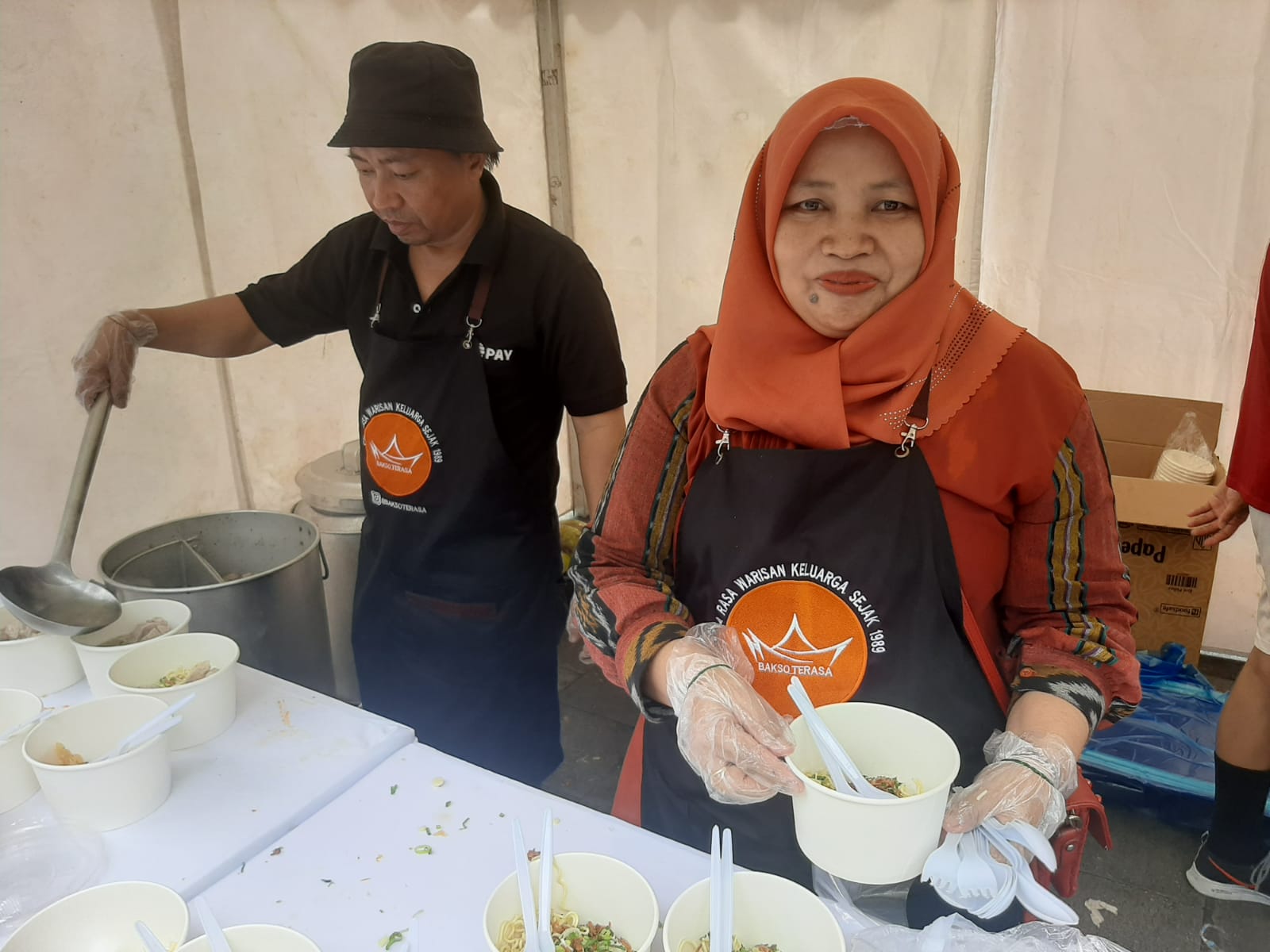 Berhasil Kembangkan Bisnis Bakso Terasa Berkat KUR, Supari Ikut Meriahkan Acara Mem-BRImo-kan CFD