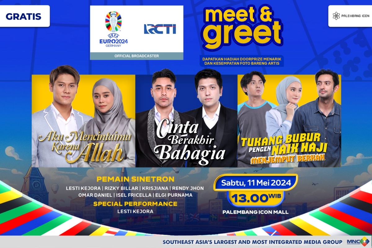 Lesti Kejora hingga Omar Daniel Bakal Sapa Fans Sinetron RCTI di Palembang