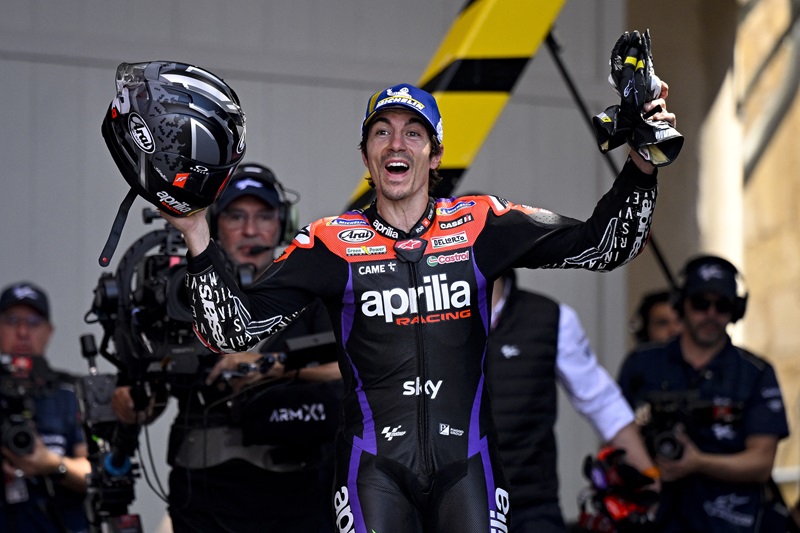 Menang Sprint Race MotoGP Amerika Serikat 2024, Maverick Vinales Merasa Menyatu dengan Motornya