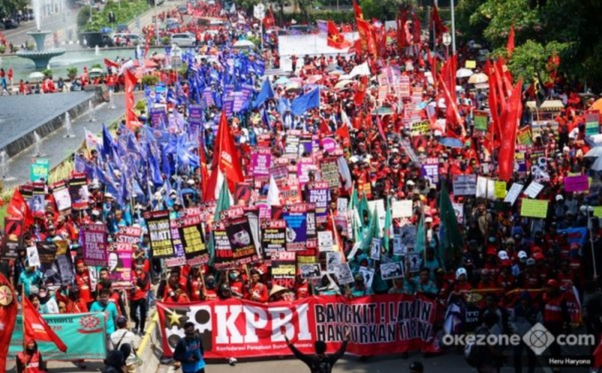 Ribuan Buruh Akan Gelar Aksi May Day di Jakarta Hari Ini