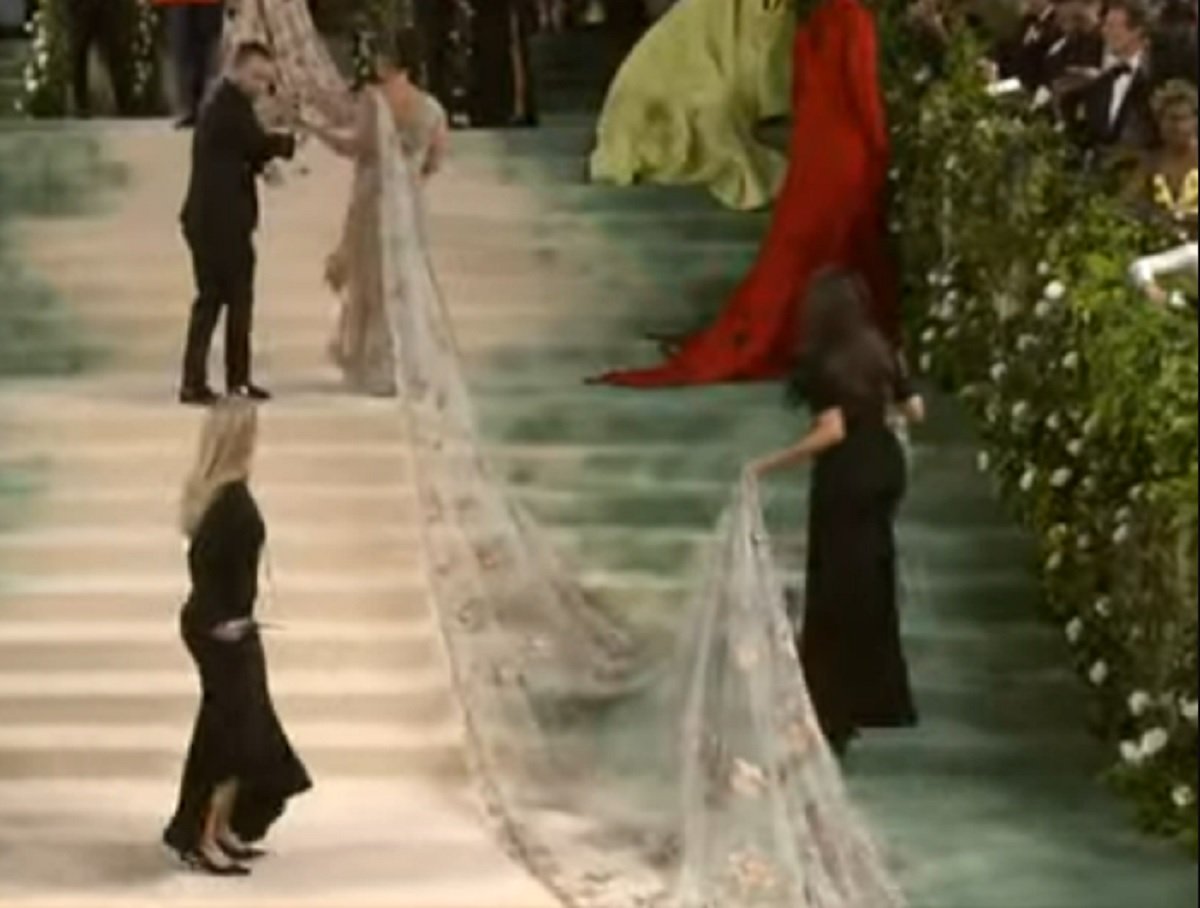 Saree India 7 Meter di Red Carpet Met Gala 2024, Butuh Waktu Pembuatan Hampir 2000 Jam!