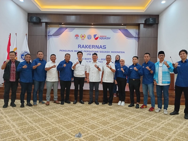 Susun Strategi di Rakernas 2024, Squash Indonesia Targetkan Lolos Olimpiade 2028