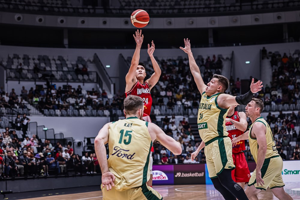 Timnas Basket Indonesia Kalah 51-106 dari Australia di Kualifikasi FIBA Asia Cup 2025