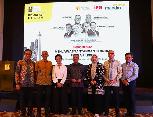 UI Kaji Tantangan Ekonomi Indonesia Pasca Pilpres 2024, Bisa Tumbuh 6%?