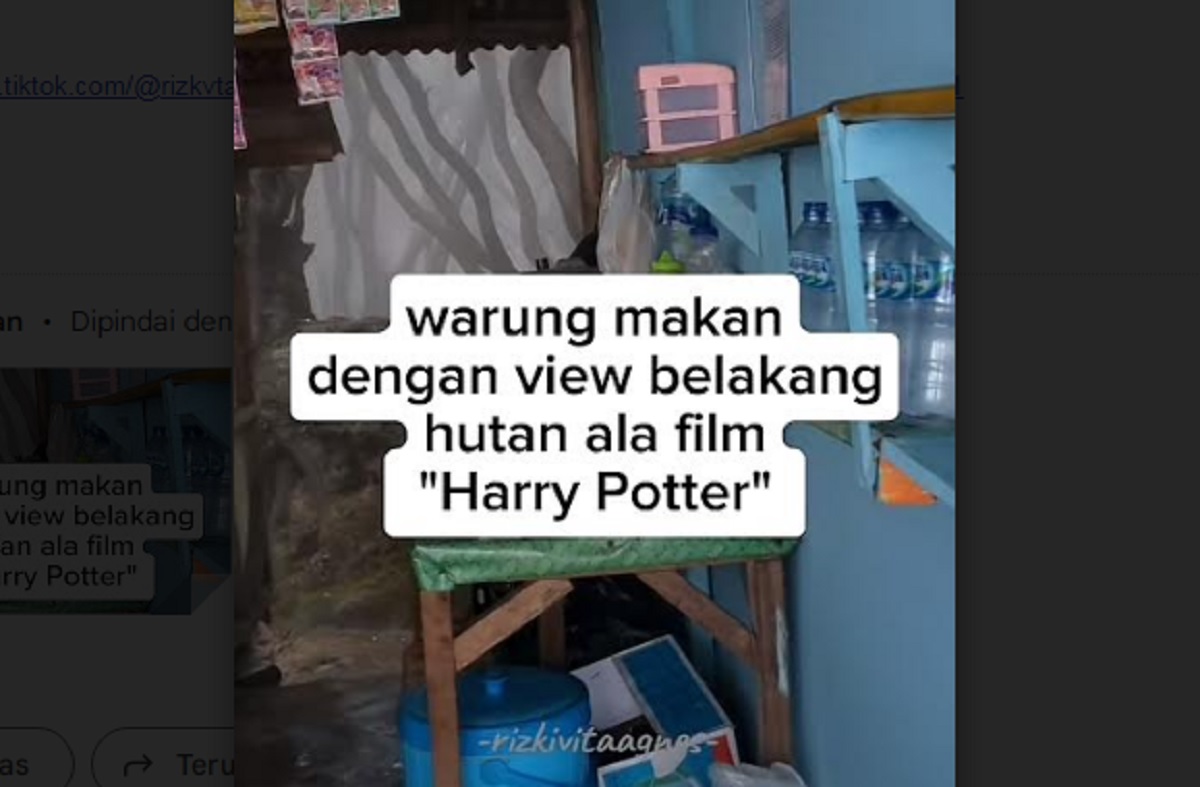 Viral Warung Punya Pemandangan Hutan Magis ala Film Harry Potter, Ternyata di Subang!