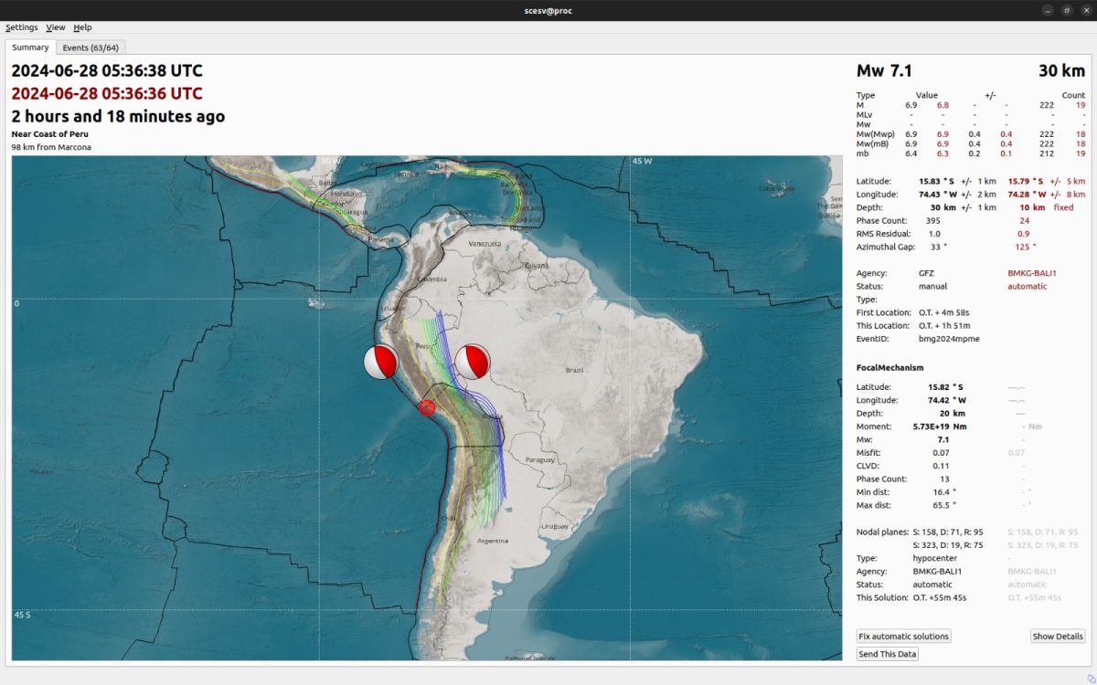 Gempa M7,1 Guncang Peru, BMKG: Tidak Berpotensi Tsunami di Wilayah Indonesia