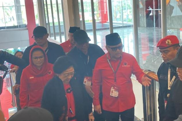 Megawati Tiba di Rakernas ke-V PDIP