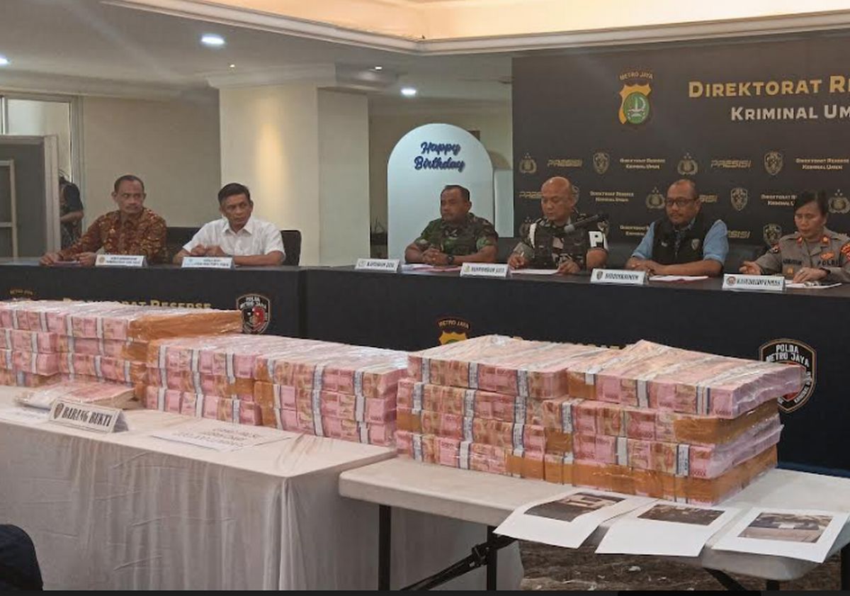 Polisi: Upal Rp22 Miliar untuk Menukar Uang yang Dihancurkan Bank Indonesia