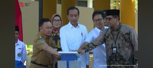 Resmikan Pembangunan Rehabilitasi dan Renovasi Fasilitas Pendidikan Rp84,2 Miliar, Jokowi Ingin SDM Indonesia Unggul