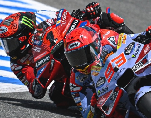 Sajikan Duel Apik di MotoGP Spanyol 2024, Kemenangan Francesco Bagnaia atas Marc Marquez bak Mahakarya