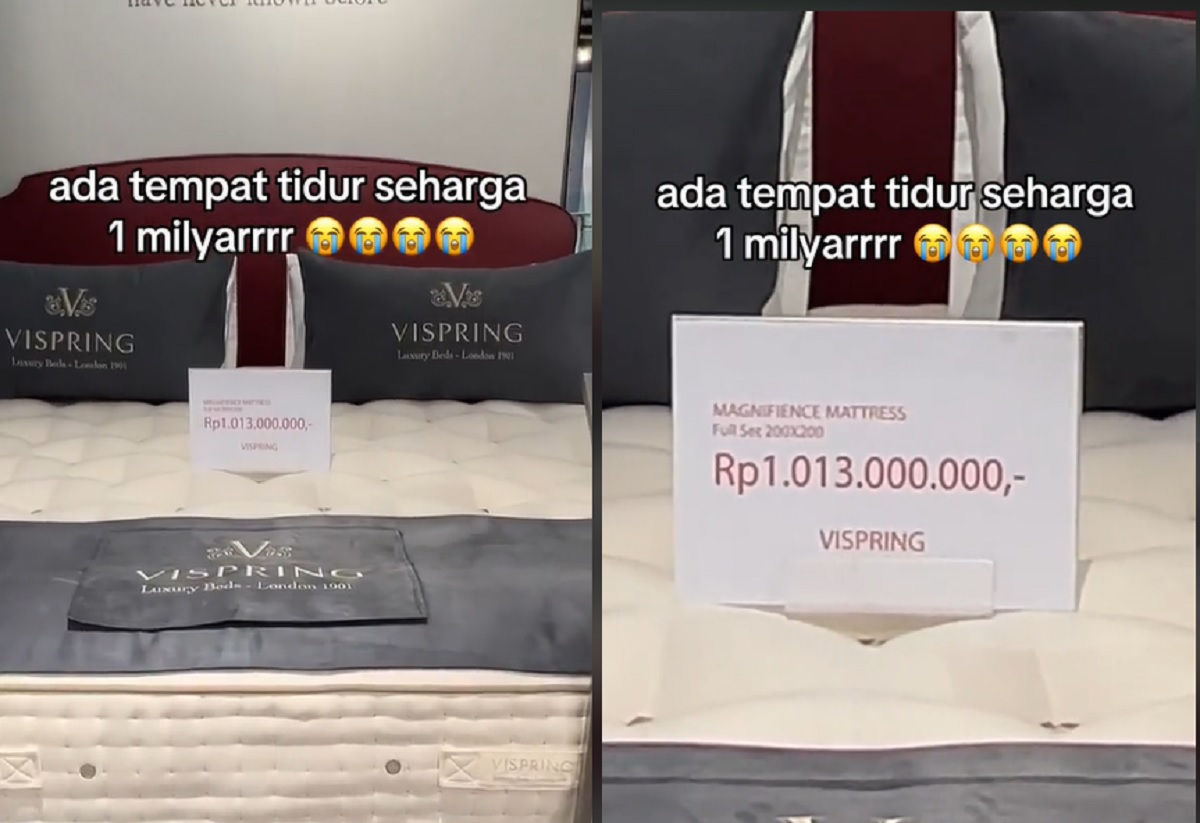 Viral Penampakan Tempat Tidur Seharga Rp1 Miliar, Netizen: Tidur Auto Mimpi Indah