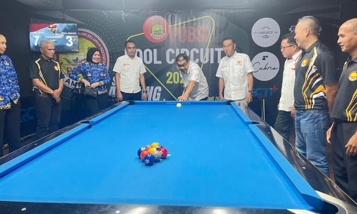 29 Atlet Biliar Ikuti Turnamen Seti Ketiga Pobsi Pool Circuit Bandar Lampung 2024