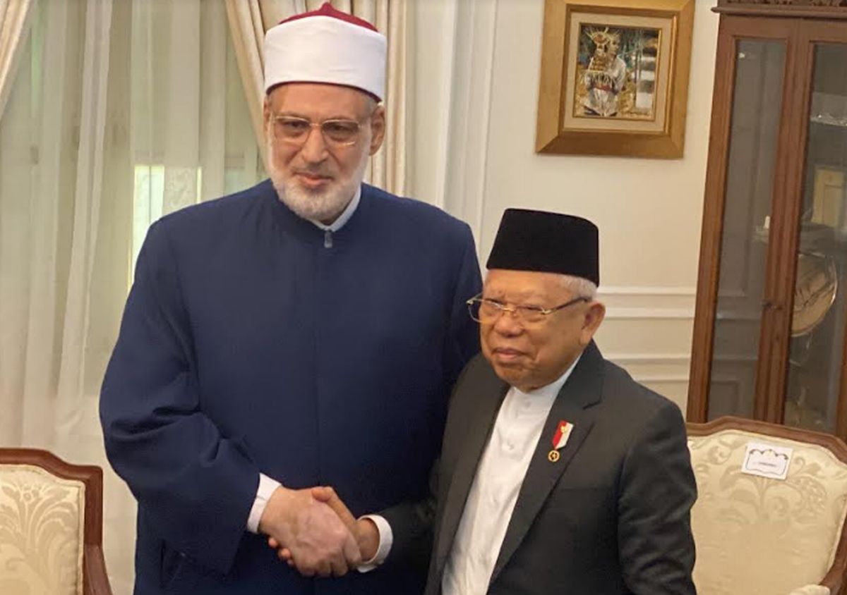 Bertemu Wakil Grand Syekh Al-Azhar, Wapres Apresiasi Hubungan Indonesia-Mesir di Sektor Pendidikan