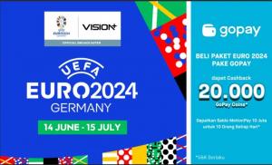 EURO 2024 Semakin Panas! Dukung Jagoanmu di Vision+, Cashback 20rb dengan GoPay