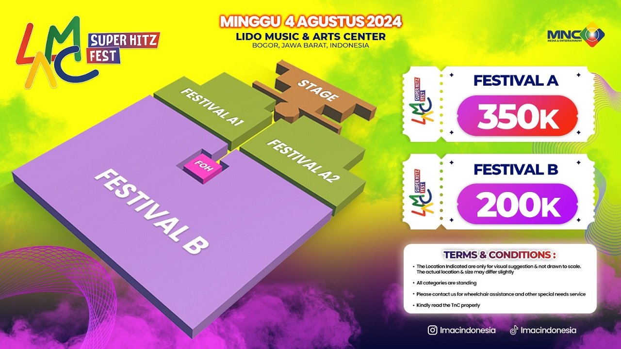 Intip Harga Tiket LMAC Super Hitz Fest 2024