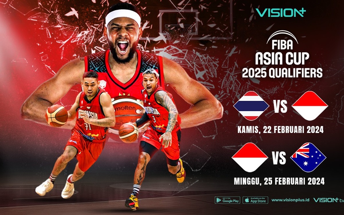 Jadwal Timnas Basket Indonesia di Kualifikasi FIBA Asia Cup 2025, Saksikan Perjuangannya di Vision+