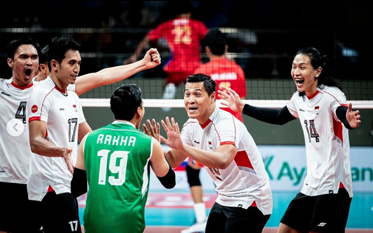 Jadwal dan Link Live Streaming Timnas Voli Putra Indonesia vs Filipina di SEA V League 2024 Seri Kedua