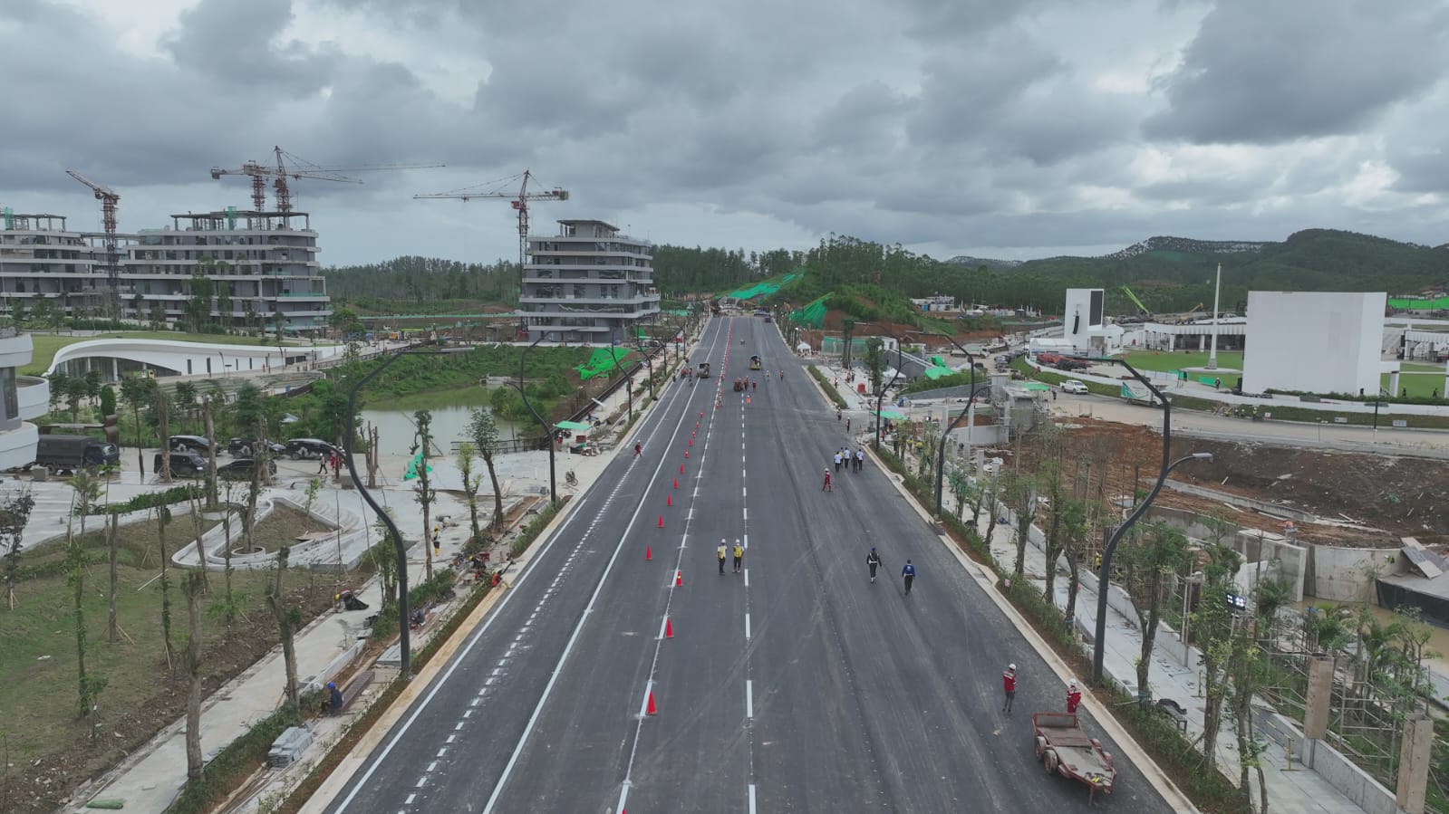 Jelang HUT RI di IKN, Progres Jalan Tol IKN Segmen 5A Capai 90,68%