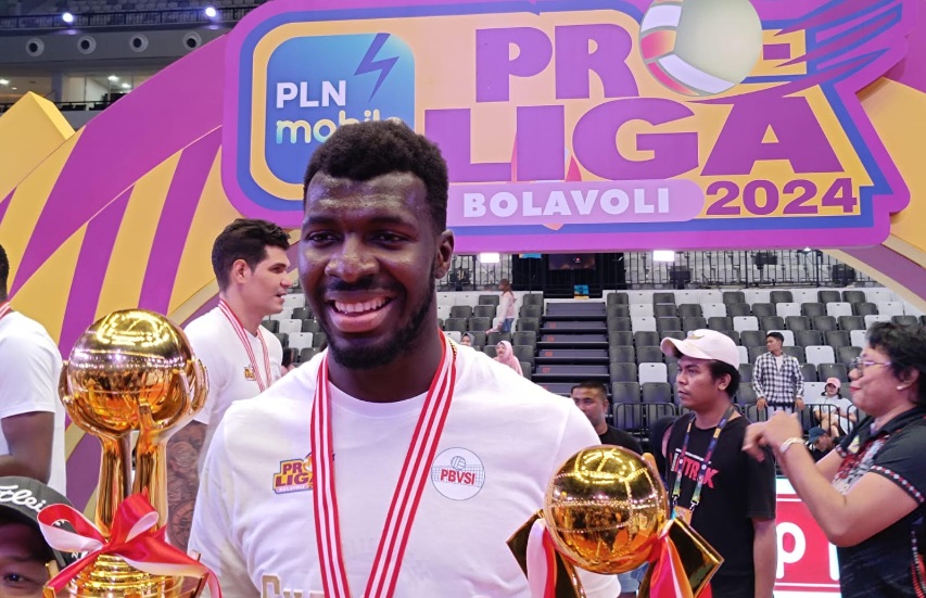 Puji Kehebatan Bintang Bhayangkara Presisi Nomoury Keita di Final Proliga 2024, SBY: Kagak Ada Matinye!