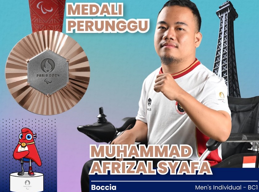 Hasil Boccia Paralimpiade Paris 2024: Muhamad Syafa Raih Medali Perunggu untuk Indonesia