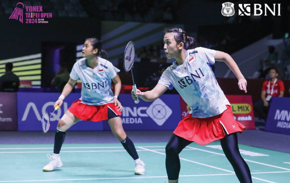 Hasil Perempatfinal Taipei Open 2024: Pulangkan Pasangan Jepang, Febriana Dwipuji/Amalia Cahaya Melesat ke Semifinal!