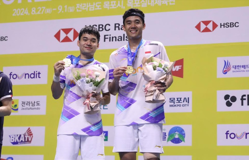 Leo/Bagas Saling Lempar Pujian Usai Juarai Korea Open 2024