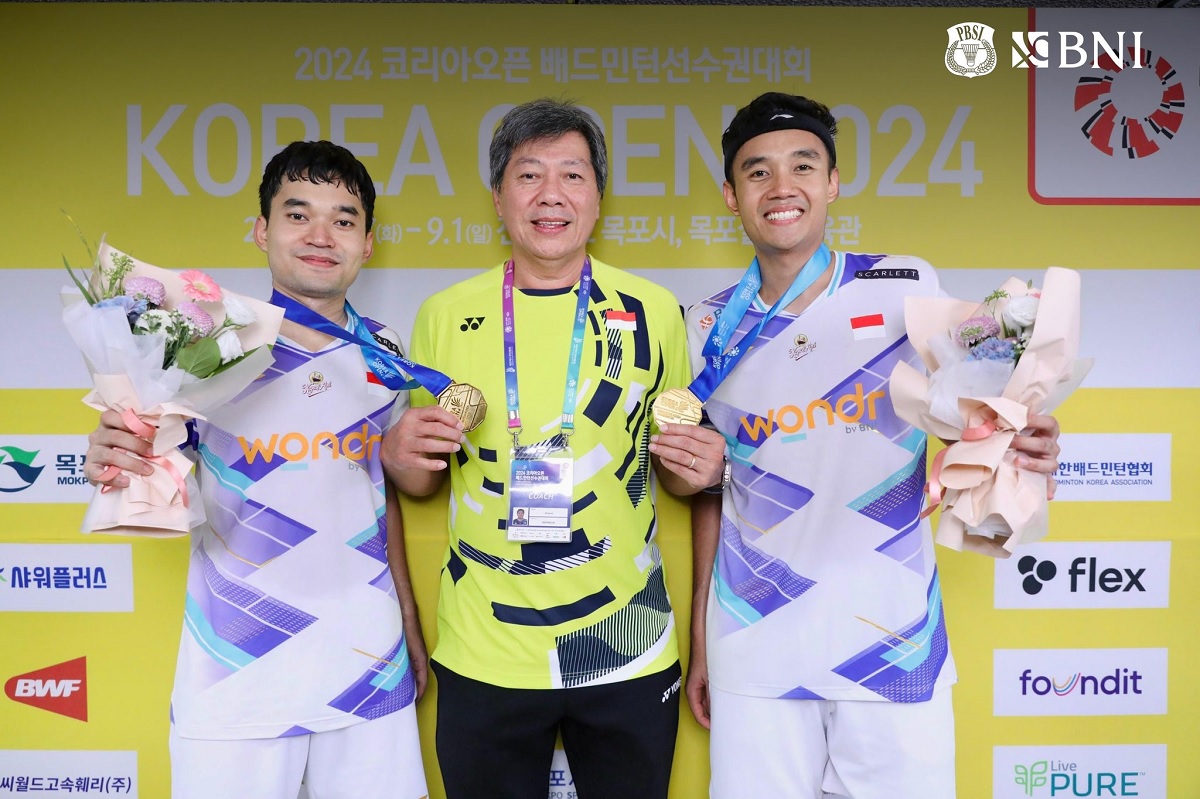 Leo Rolly/Bagas Maulana Juara Korea Open 2024, PBSI Optimistis Tatap Olimpiade Los Angeles 2028