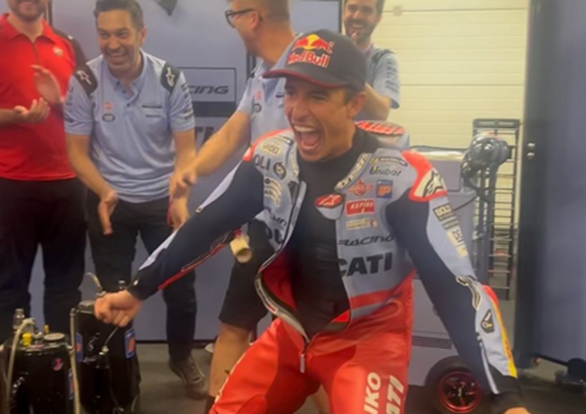 Reaksi Marc Marquez Naik Podium Usai Start dari Posisi Ke-14 di Sprint Race MotoGP Catalunya 2024: Lebih Tak Terduga dari Le Mans!