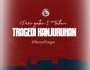 Peringati 2 Tahun Tragedi Kanjuruhan, Arema FC Kirim Doa untuk Para Korban